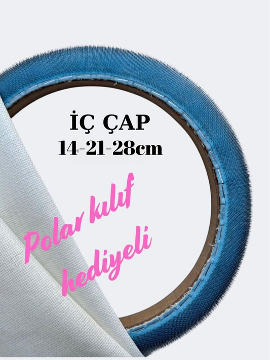 28-21-14 cm 3 Adet Yuvarlak İğneli Kasnak