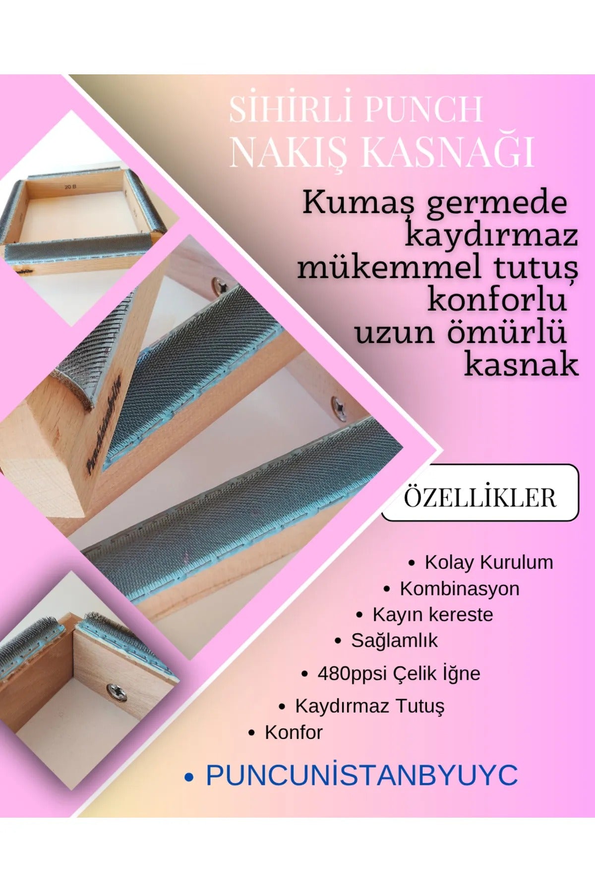 Sihirli Punch (İğneli/Telli) Kasnak (KILIF HEDİYELİ !!)