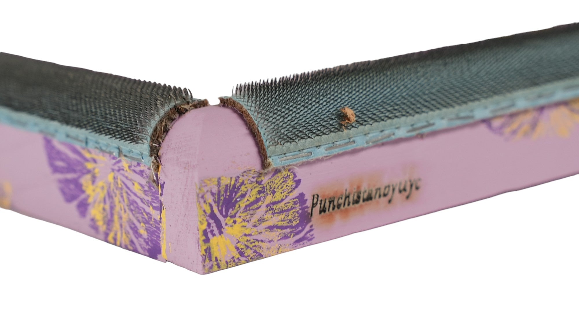 Lila Çiçekli Sihirli Punch (İğneli/Telli) Kasnak (KILIF HEDİYELİ !!)