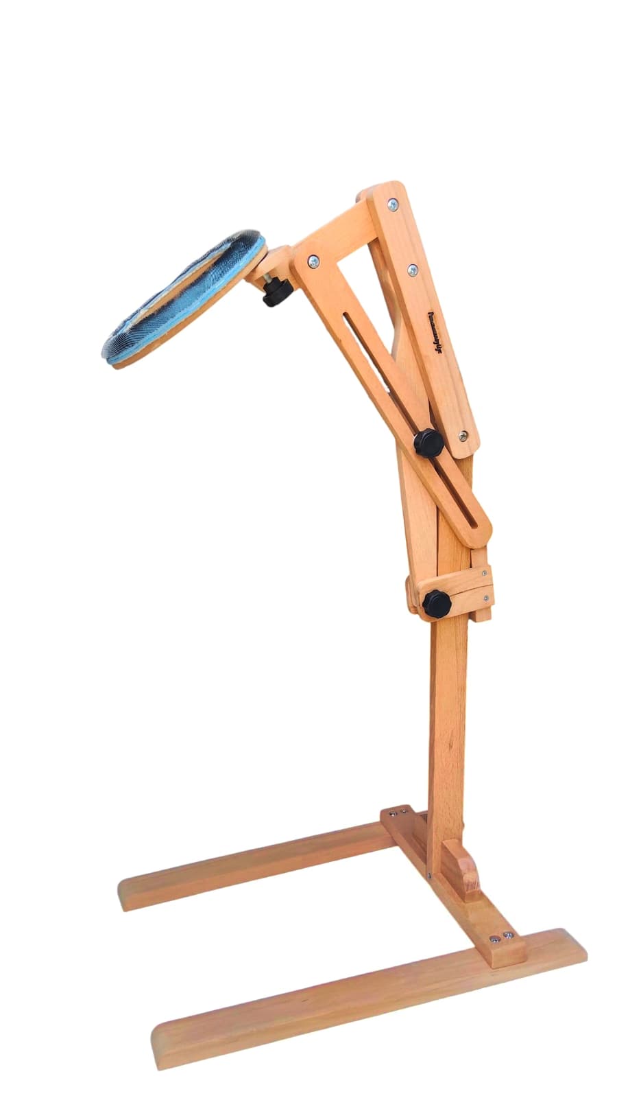 Yuvarlak Kasnak Tutucu Ahşap Stand