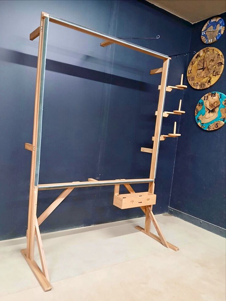 Ahşap Tufting 55x85cm Tezgah (İğneli/Telli) (68x180cm dış)