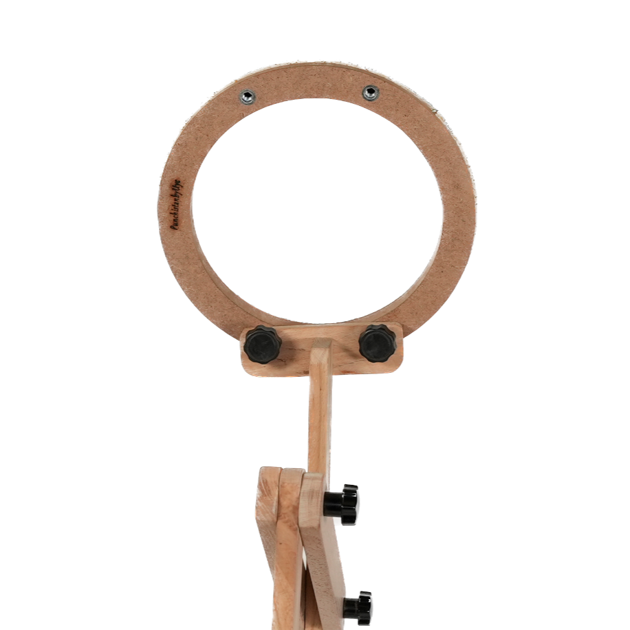 Yuvarlak Kasnak Tutucu Ahşap Stand