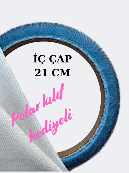21cm Yuvarlak İğneli Kasnak/Kasnak polar Hediyeli