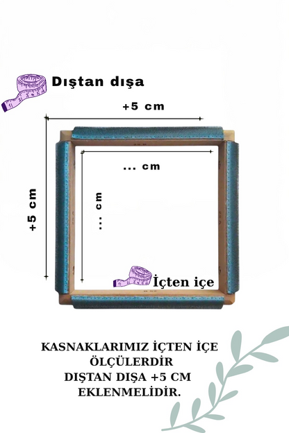 Kombinasyon Özellikli Punch ve Tüm Nakışlara Uygun İğneli/Telli Ahşap Kasnak (KILIF HEDİYE)