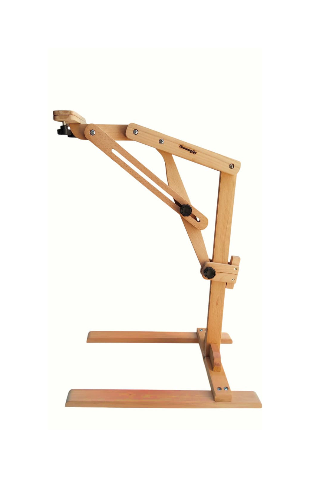 Yuvarlak Kasnak Tutucu Ahşap Stand